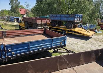 Przyczepa rolnicza Autosan Sanok D50 6t sztywna do zboża transport laweta