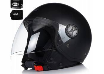 Kask motocyklowy otwarty Naxa S22/czarny mat M