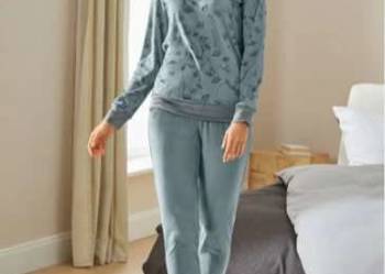 welurowa piżama xs 34 esmara