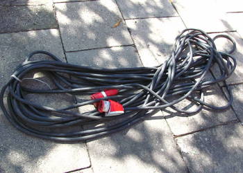 Kabel siłowy w gumie przedłużacz budowlany 32A 5x6mm/ długość 35metrów
