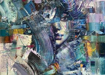 Pitsko Giennadij Czarodziejka 50x40 obraz olejny