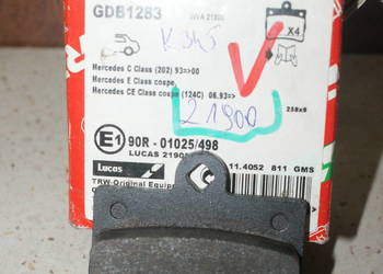GDB1283 - TRW - KLOCKI HAMULC. MERCEDES W202 C-KLASA 96-00 T