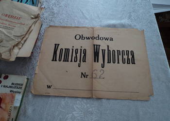 Pierwsze wybory po 2 wojnie plakat komisji wyborczej