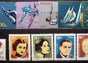 Znaczki polskie rok 1990 - I kwartał