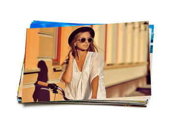 Papier fotograficzny błyszczący, gruby 240-275g/m², 10x15cm pocztówki Canon