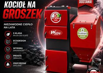 Kocioł piec c.o. 35kw do 350m2 5 klasa ecodesign na groszek dostawa 0zł Kraków