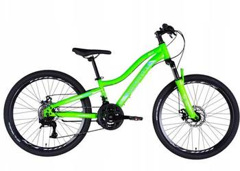 ROWER GÓRSKI MTB 24 CALI na komunię AMORTYZACJA hamulce tarczowe