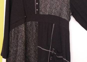 XXL Grafitowa wygodna tunika Antom