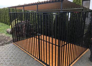 Kojec dla psa-stalowy/zewnętrzny