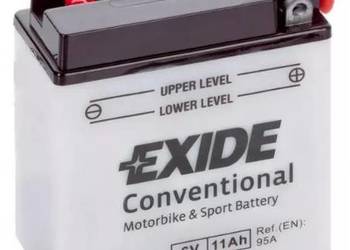 Akumulator motocyklowy EXIDE 6N11A-1B 6V 11Ah 95A EN P+