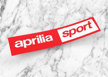 Naklejka APRILIA 10 x 2,5 cm rs 125 250 rsv rsv4