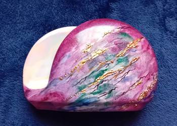 Serwetnik Lubiana, wersja eksportowa, zdobienia Mid Century Modern.