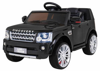 Land Rover Discovery 12V Czarny – Koła EVA, Pilot 2.4GHz, LED, Ekoskóra
