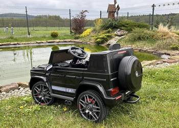 Auto na akumulator Samochód dla dzieci Mercedes G63 Skóra Pilot