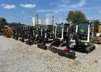 Mini koparka TEREX TC16 z 2015r 1800kg rozsuwana 6 SZTUK DO WYBORU