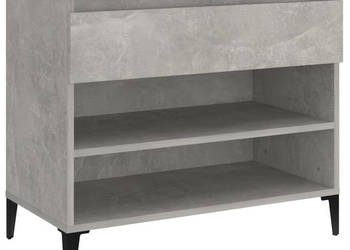 Szafka na buty szarość betonu 70x36x60 cm WM-819768