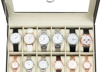 Pudełko na zegarek Ohuhu 12 przegródek