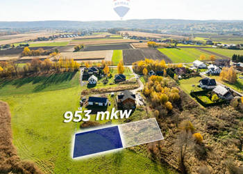 Budowlana działka w Siedlcu | Krzeszowice - 953mkw