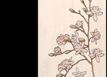 Dekor Sakura 2, Domino, 25 x 36, płytki, aktualne, Tubądzin