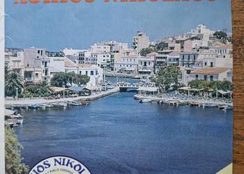 Grecja Kreta Town plan of Aghios Nikolaos