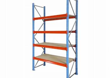 REGAŁ MAGAZYNOWY METALOWY WYTRZYMAŁY MRTK-6 H=2500mm 4 PÓŁKI - 280 kg