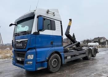 MAN TGX 480 Hakowiec Ciężarówka Kontener do złomu Meiller