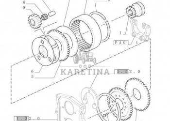New Holland T6090 Tarcza 86mm id x 200mm od x 15mm thk 5164774