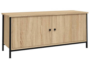 Szafka pod TV dąb sonoma 102x35x45 cm materiał drewnopochodny WM-826291