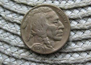 USA 5 Cent 1936r - Bizon