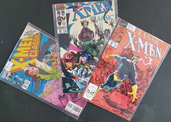 Classic X-Men - 3 oryginalne komiksy Marvel USA 1990-1993