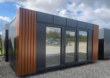 Pawilon kontener usługowy biurowy gastronomiczny handlowy PIR całoroczny