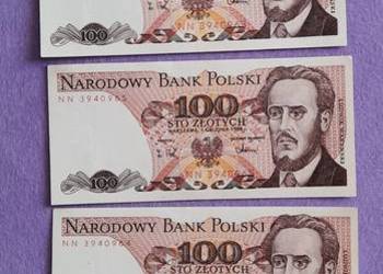 Banknot 100 zł. z 1988 r. Ludwik Waryński seria: NN