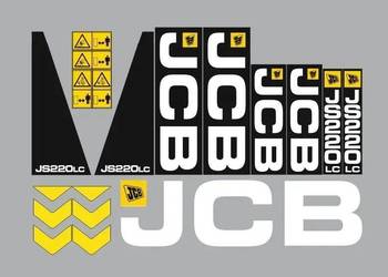 Naklejki oklejenie naklejka - JCB JS220LC Zamiennik