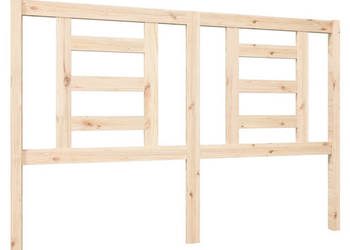 Wezgłowie łóżka 146x4x100 cm lite drewno sosnowe WM-818820