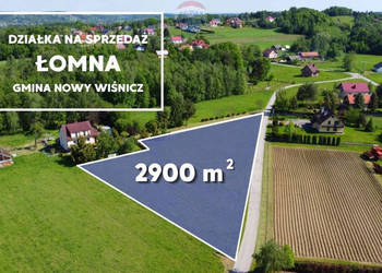 DZIAŁKA BUDOWLANA 2900 m² | ŁOMNA | NOWY WIŚNICZ