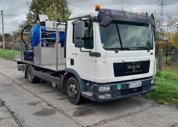 Samochód auto pojazd asenizacyjny Man TGL 8.210 do toalet przenośnych