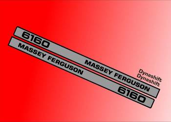 Naklejki Massey Ferguson 6160 zamienniki Naklejki Massey Ferguson 6160 zamienniki