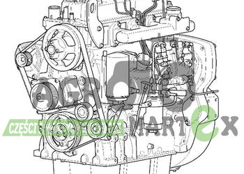 320/50268, 320-50268 SILNIK 68kW KPL JCB