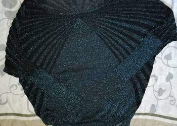 ORSAY nowy Wiskozowy Sweterek sweter z metaliczną nicią. Dobry na S xs