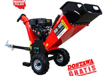RĘBAK SPALINOWY RB-100 Silnik 15kM Duże koła