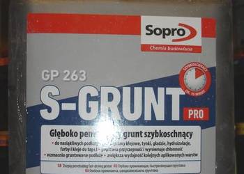 Sopro.S-GRUNT PRO GP 263 - grunt szybkoschnący.