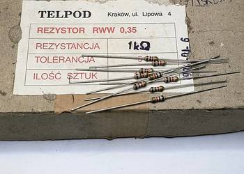 Rezystor 1k RWW 0,35 TELPOD