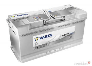 Akumulator Varta AGM A4 105Ah 950A Włocławek ul. Kaliska 61