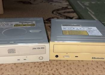 Retro nagrywarki CD/DVD LG + LiteOn napęd optyczny – komplet 2 sztuki