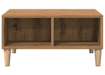 Stolik kawowy dąb artisan 60x60x30 cm WM-856441