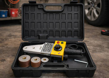 Zgrzewarka polifuzyjna do rur 1500W komplet narzędzi