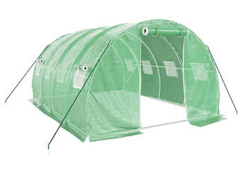 Szklarnia ze stalową ramą zielona 12 m² 4x3x2 m WM-3188039