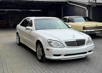 Mercedes S 600 Mercedes S 600 LONG Biały W12 365KM Gotowy do jazdy W220 (1…