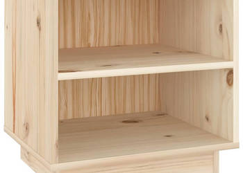 Szafka nocna 40x34x40 cm lite drewno sosnowe WM-813325