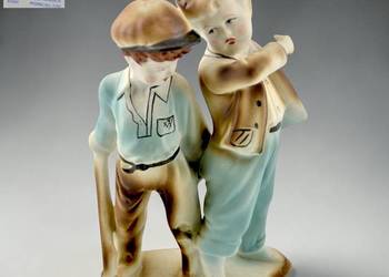 WYPRZEDAŻ Chłopcy urwisy Arpo Rumunia biskwit lata 60/70te wys.23cm